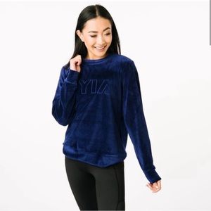 Zyia logo Velvet Sweatshirt